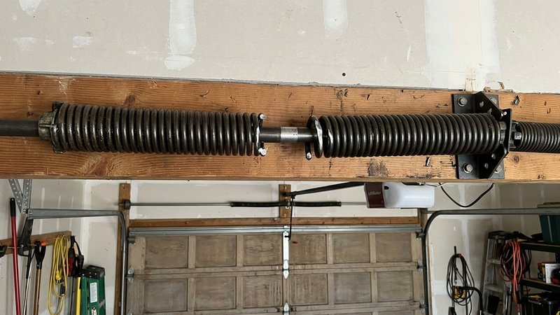 Commercial jackshaft side-mount overhead door opener operator installation and wiring